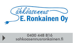 Sähköasennus E. Ronkainen Oy logo